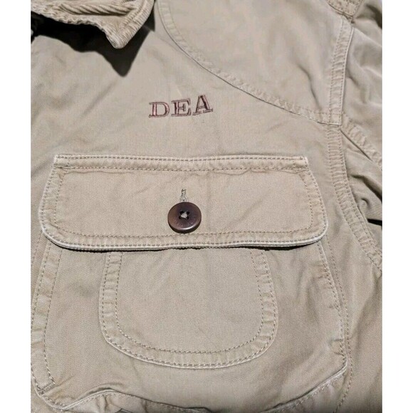 Vintage 90's Polo Ralph Lauren Jacket Hunting Chore Coat Brown Khaki Men's Sz XL - Picture 2 of 11